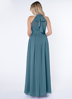 Azazie Iman Bridesmaid Dresses Bermuda A-Line A-Line Ruched Chiffon Dress image2
