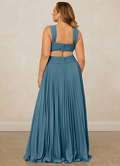 Christian Siriano Bridal for Azazie 1009 Bridesmaid Dresses Bermuda A-Line Pleated Chiffon Dress image15