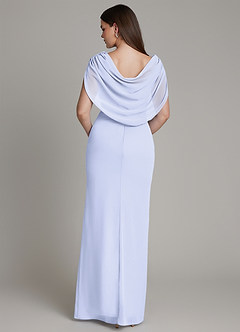 Azazie Hadley Bridesmaid Dresses Lavender Mermaid Pleated Chiffon Dress image1