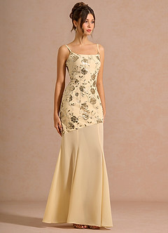 Kaavia Gold Sequins Maxi Dress image4