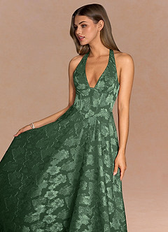 Isabeau Eucalyptus Midi Dress image5