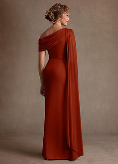 Azazie Bassi Suknie dla Matki Panny Młodej Syrena Zza ramienia Siatka Długość podłogi Sukienka image2