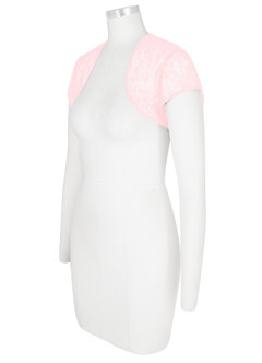 front Azazie Lucinda Lace Wrap