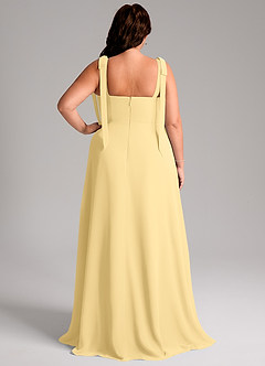 Azazie Debra Bridesmaid Dresses Butter A-Line with Pockets Chiffon Convertible Dress image12
