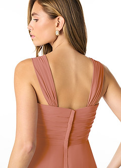 Azazie Kaitlynn Bridesmaid Dresses MAI TAI Empire Ruched Chiffon Convertible Dress image7