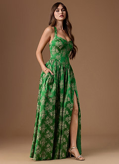 Robe Maxi Fleur Verte Remie image4