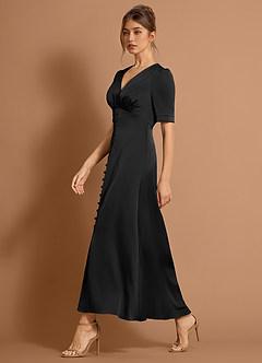 Enyra Black Midi Dress image5