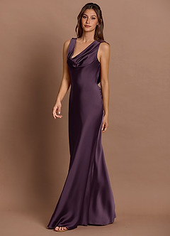 Cheryl Dark Purple Maxi Dress image3
