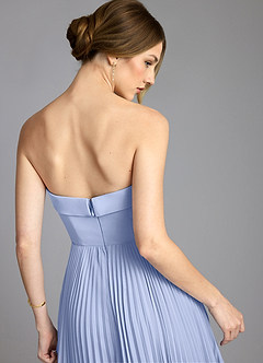 Azazie Mariana Bridesmaid Dresses Ice A-Line Strapless Chiffon Dress image6