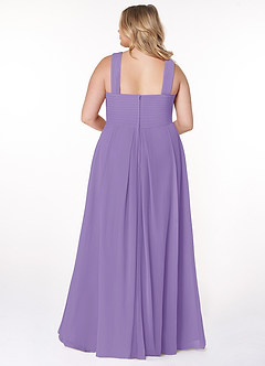 Azazie Kaleigh Bridesmaid Dresses A-Line Pleated Chiffon Floor-Length Dress image10
