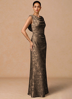 Juliska Coffee Brown Maxi Dress image4