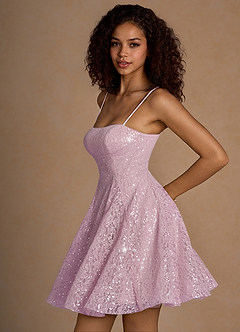 Xenia Pink Sequin Mini Dress image5