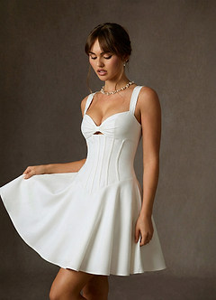 Azazie Arwen 웨딩드레스 미니 드레스 image6