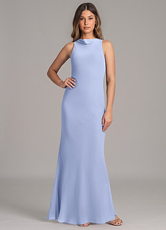 Azazie Allettie Bridesmaid Dresses Ice Mermaid Chiffon Dress image1