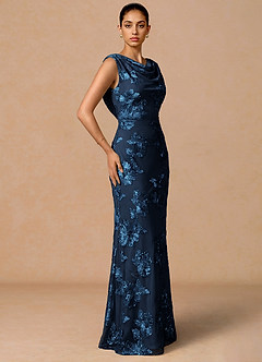 Elowis Navy Maxi Dress image3