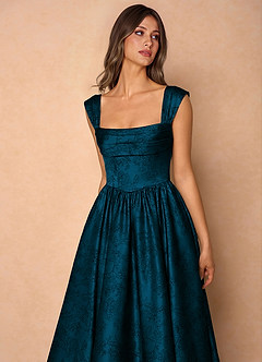 Runa Navy Black Maxi Dress image5