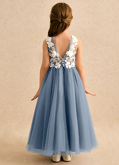 Azazie Mixie Flower Girl Klänningar Klä Balklänning i Spets image4