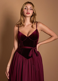 Francie Wine Maxi Dress image3