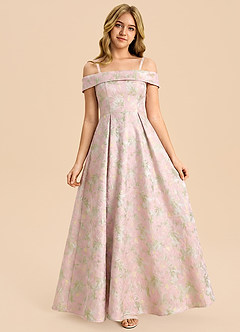 front Azazie Lily Junior Formal Dress