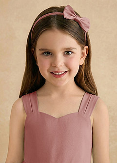 front Girls Satin Headband