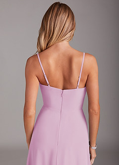 Azazie Breonna Bridesmaid Dresses Candy Pink A-Line Sweetheart Neckline Chiffon Dress image6