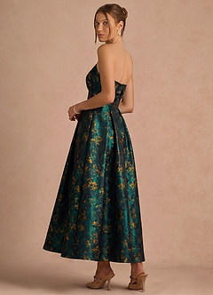 Serenella Deep Green Maxi Dress image2