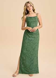 Azazie Mai Junior Klä av Tubklänning i Blommig Utbrändhet Plisserad image5