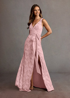 Louise Maxi Klänning Dusty Pink image3