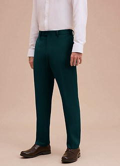 front Ethan Pine Refined Weave Dress Pants
