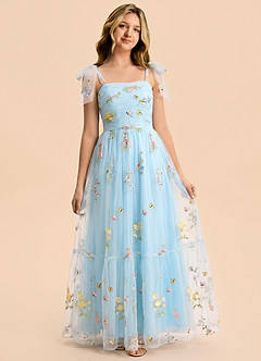 front Azazie Allie Junior Formal Dress
