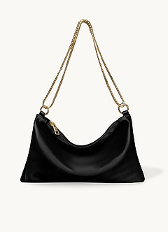 front Bolso bajo el brazo con cadena metálica