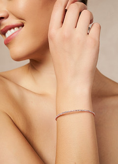front Pulsera Fina Tipo Espiral