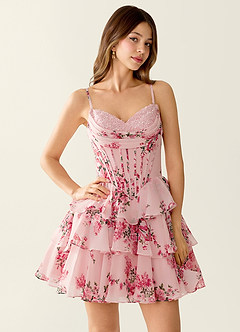 Flowlla Rosa Minikleid image4