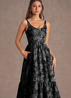 Fayra Black Emerald Maxi Dress image5