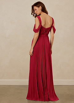 Christian Siriano Bridal for Azazie 1013 Bridesmaid Dresses Scarlet A-Line Off the Shoulder Chiffon Dress image4