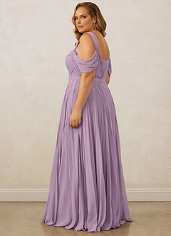 Christian Siriano Bridal for Azazie 1013 Bridesmaid Dresses Wisteria A-Line Off the Shoulder Chiffon Dress image15