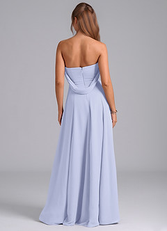 Azazie Almina Bridesmaid Dresses Lavender A-Line Off the Shoulder Chiffon Convertible Dress image7