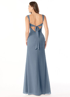 Azazie Audre Bridesmaid Dresses Twilight Mermaid Pleated Chiffon Dress image2