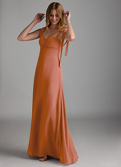 Azazie Lizet Bridesmaid Dresses MAI TAI A-Line Sweetheart Neckline Chiffon Dress image1