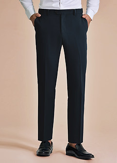 front James Marineblau Anzughose