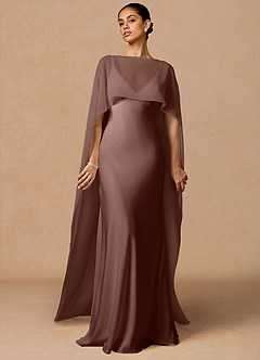 Primrose Mocha Coco Maxi Dress | Azazie