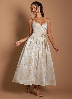 Tommi Vintage Champagne Maxi Dress image4
