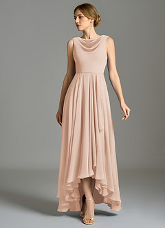 Azazie Wonderland Koszorúslány ruhák Sorba áll Sifon Aszimmetrikus Dress image5
