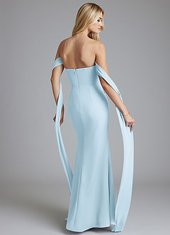 Azazie Solstice Brudepigekjoler Havfrue Stropløs Chiffon Gulv-længde Kjole image9