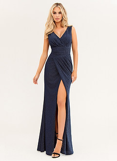 Dreaming About You Navy Blue Sparkly Maxi Dress image6