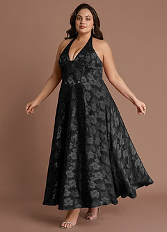Robe Mi-Longue Noir Isabeau image9