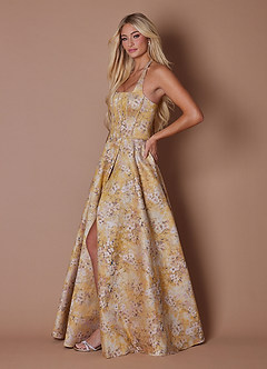 Cady Vintage Gold Maxi Dress image7
