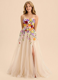 front Azazie Gianna Junior Formal Dress