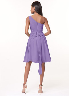 Azazie Katrina Jurken voor bruidsmeisjes Jurk van Chiffon met A-Lijn One-Shoulder Tahiti image2