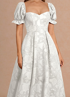 Lanthe White Midi Dress image6